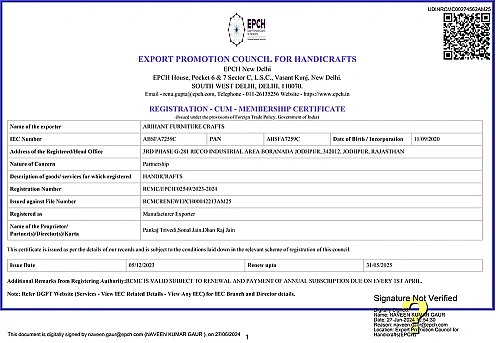 Craft Certificate