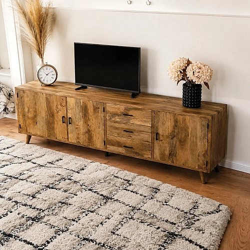 Full Mango Wood Sideboard Big 