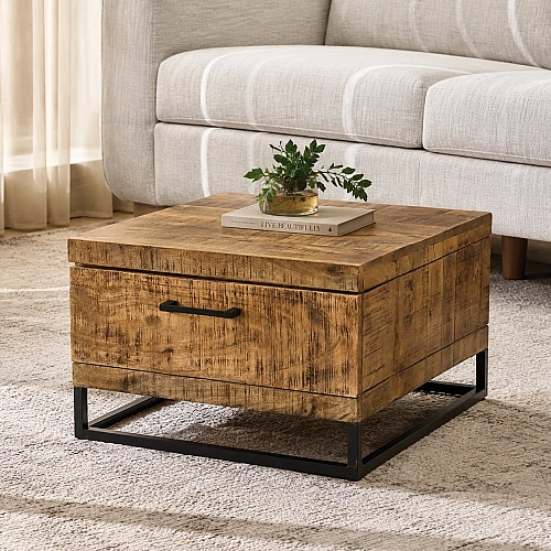 Mango Wood Small Coffee Table 